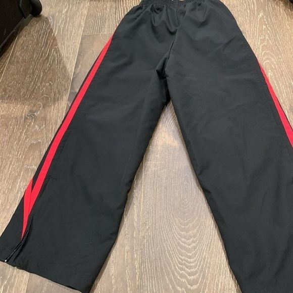 Champion red black track pant- size small 8 - Picture 4 of 5